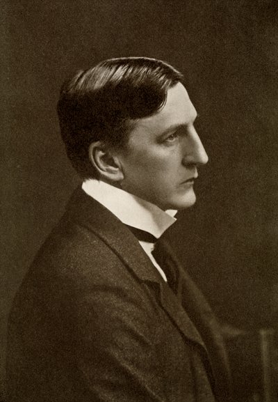 英国作家阿尔弗雷德·爱德华·伍德利·梅森（Alfred Edward Woodley Mason），1910年。 作者 埃利奥特和弗莱