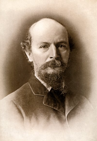 1909年，维多利亚时代的英国诗人阿尔杰农（Algernon Charles Swinburne）。 作者 埃利奥特和弗莱