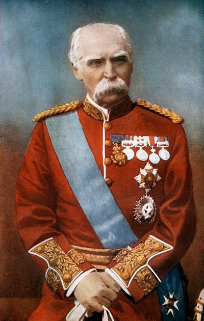 英国陆军元帅唐纳德·马丁·斯图尔特爵士，c1900年，1902年。 作者 埃利奥特和弗莱