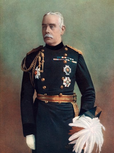 1902年，约翰·卡斯特尔·麦克尼尔爵士少将，埃奎里·埃米尔·女王。 作者 埃利奥特和弗莱