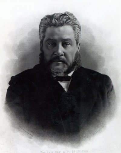 在Elliot und Fry拍摄照片后，Charles Haddon司布真牧师 作者 艾略特和弗莱工作室