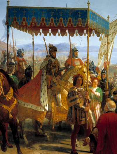 查理八世（1470-1498）在那不勒斯入境 作者 伊洛伊·菲尔曼·费伦（Eloi Firmin Feron）