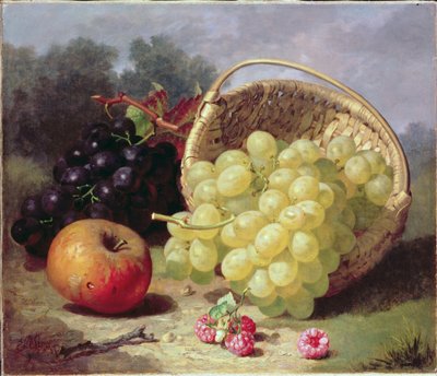 静物与水果，1873年 作者 Eloise Harriet Stannard