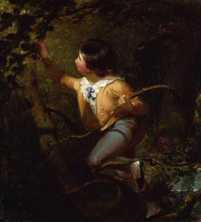 鸟巢，1837年。 作者 伊曼纽尔·戈特利布·洛伊茨