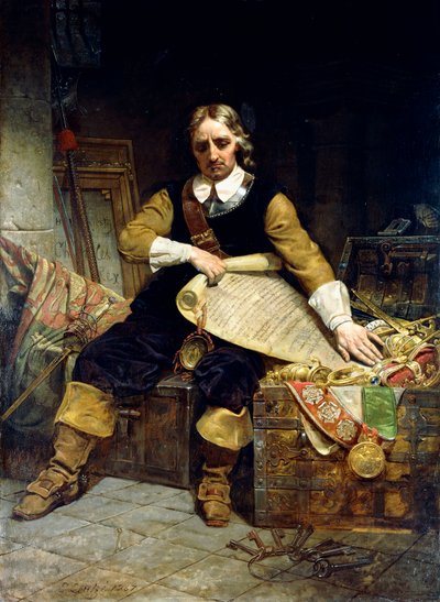 奥利弗·克伦威尔（Oliver Cromwell），1867年 作者 伊曼纽尔·戈特利布·洛伊茨