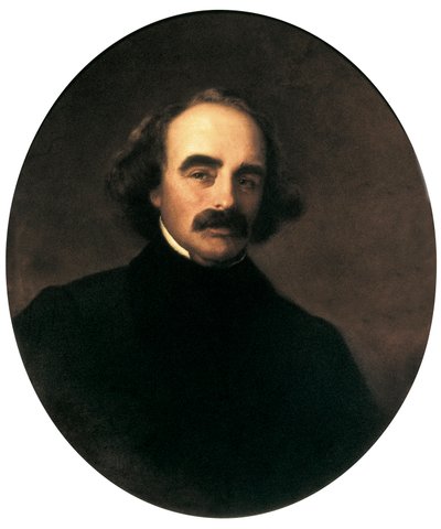 Portrait of the American Writer Nathaniel Hawthorne (1804-1864) Painting by Emanuel Gottlieb Leutze (1816-1868) 作者 伊曼纽尔·戈特利布·洛伊茨
