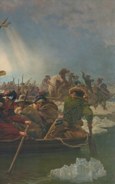 1776年12月25日，华盛顿穿越特拉华河 作者 伊曼纽尔·戈特利布·洛伊茨