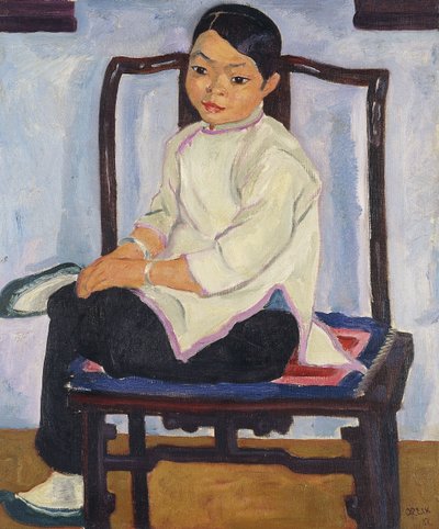中国女孩中国女孩，1912年 作者 埃米尔·奥尔里克（Emil Orlik）