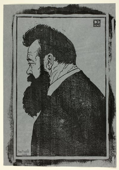 F.霍德勒 作者 埃米尔·奥尔里克（Emil Orlik）