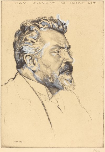 Max Slevogt 作者 埃米尔·奥尔里克（Emil Orlik）