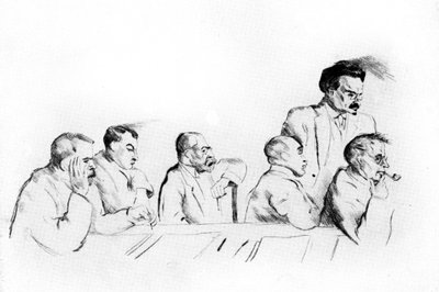 布列斯特 - 利托夫斯克条约 - 俄罗斯队 作者 埃米尔·奥尔里克（Emil Orlik）