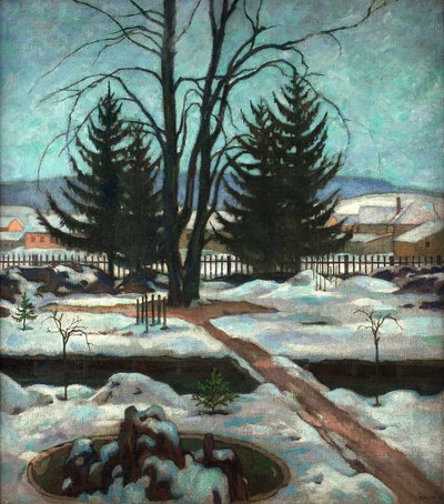 冬季 作者 埃米尔·奥尔里克（Emil Orlik）