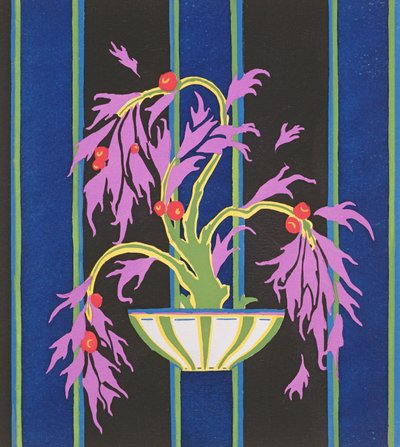 Floreal：Dessins  Coloris Nouveaux"，约 1920 年（pochoir 印刷品） 作者 埃米尔·阿兰·塞盖