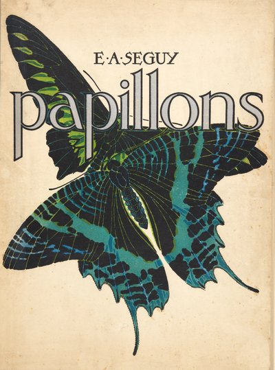Papillons》封面，1925 年出版。1925 年（pochoir 印刷品） 作者 埃米尔·阿兰·塞盖