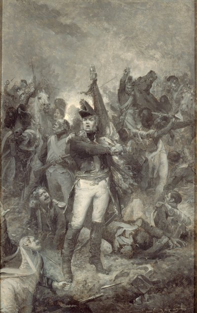 皮埃尔-康伯纳的肖像，1770-1842年，约1879年。 作者 埃米尔·安托万·贝亚德