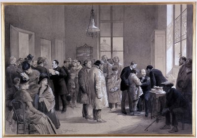 1886年师范实验室接种场景（图） 作者 埃米尔·安托万·贝亚德