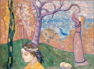 Madeleine au Bois d“爱慕，1892年 作者 埃米尔·伯纳德（Emile Bernard）