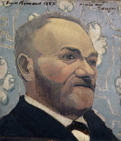 父亲Tanguy的肖像，1887年 作者 埃米尔·伯纳德（Emile Bernard）