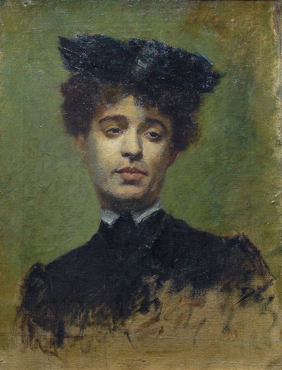 玛丽·莱马森肖像，1892年 作者 埃米尔·伯纳德（Emile Bernard）