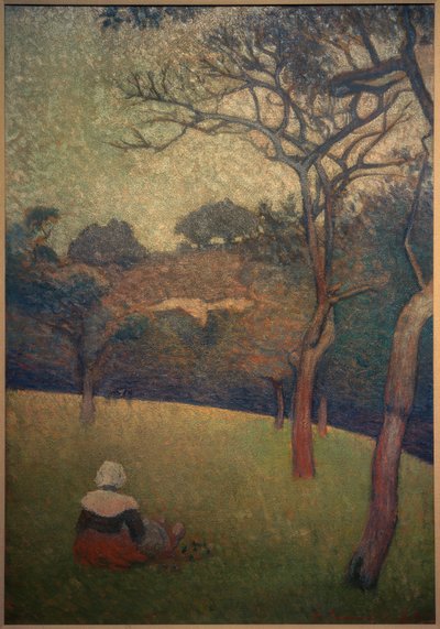 坐布雷顿 作者 埃米尔·伯纳德（Emile Bernard）