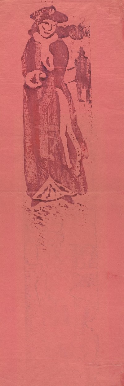 戴马夫的女人(La Dame au Manchon) 作者 埃米尔·伯纳德（Emile Bernard）