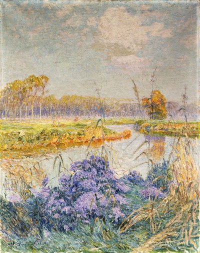 La Lys-De Leie，约1902年 作者 埃米尔克劳斯