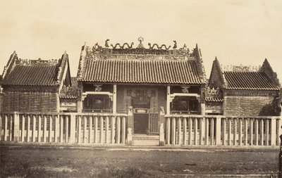 中国城的塔，1866年。 作者 埃米尔·格塞尔（Emile Gsell）
