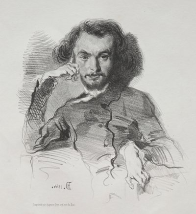 查尔斯-皮埃尔-波德莱尔 作者 埃米尔·伊西多尔·德罗伊（Emile Isidore Deroy）