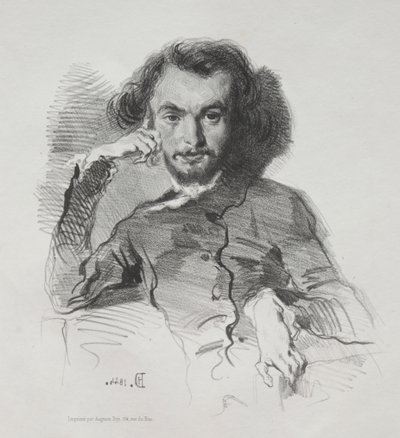 查尔斯·皮埃尔·鲍德莱尔（Charles Pierre Baudelaire），1844年。 作者 埃米尔·伊西多尔·德罗伊（Emile Isidore Deroy）