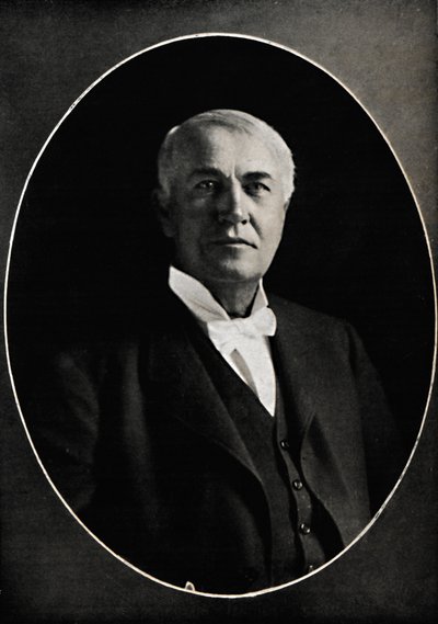 托马斯·爱迪生（Thomas Edison），西方巫师，c1880年代，1914年。 作者 埃米莉·比伯（Emilie Bieber）