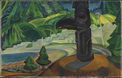 不列颠哥伦比亚省格雷厄姆岛斯基德盖特 作者 艾米丽·卡尔（Emily Carr）