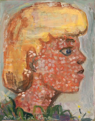 花季少年，2024（布面油画和冷蜡） 作者 艾米丽·福克斯·金