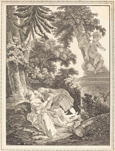 当晚 作者 Emmanuel Jean Nepomucène de Ghendt 模仿 Pierre Antoine Baudouin
