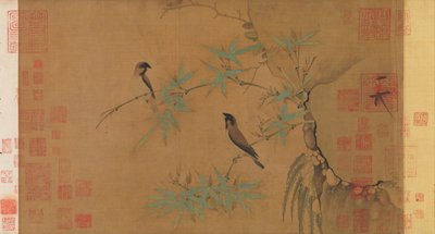雀鸟和竹子，12世纪初。 作者 慧宗皇帝