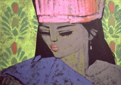 Antoinette (acrylic on paper) 作者 恩德·罗德（Endre Roder）