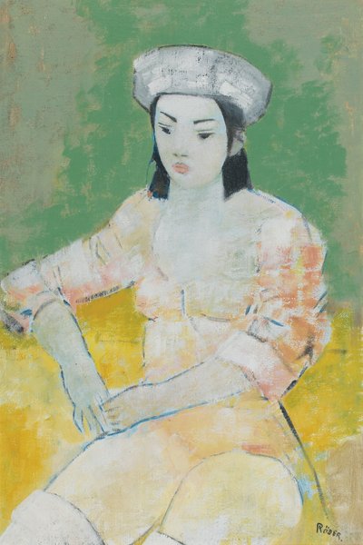 Dancer (oil on board) 作者 恩德·罗德（Endre Roder）