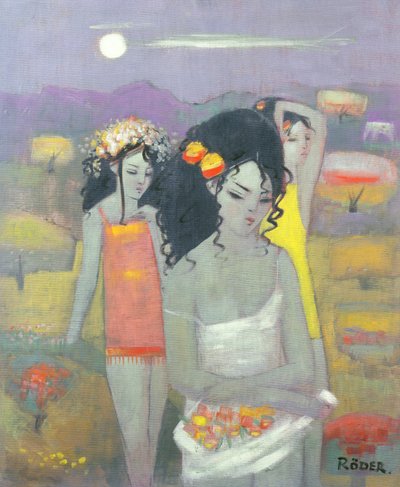 Gathering Flowers 作者 恩德·罗德（Endre Roder）