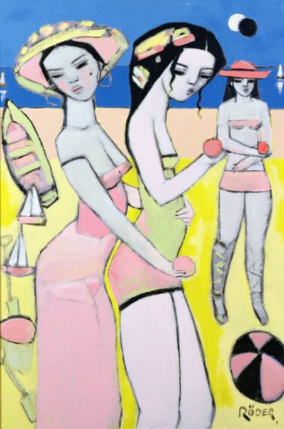 局部日蚀，2007年（布面油画）。 作者 恩德·罗德（Endre Roder）