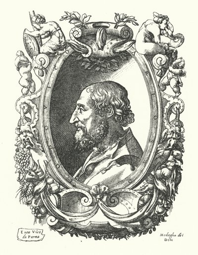 Ludovico Ariosto，意大利文艺复兴时期的诗人 作者 Enea Vico