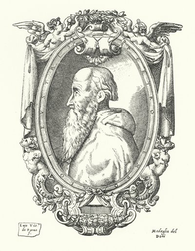 Pietro Bembo，意大利学者，诗人和红衣主教 作者 Enea Vico
