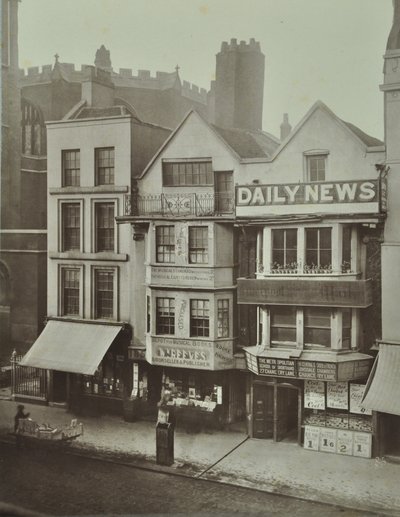 1884年伦敦金融城舰队街185号 作者 英国摄影师