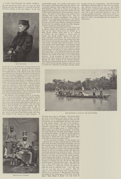 西非的一位女士旅行者 作者 英国摄影师