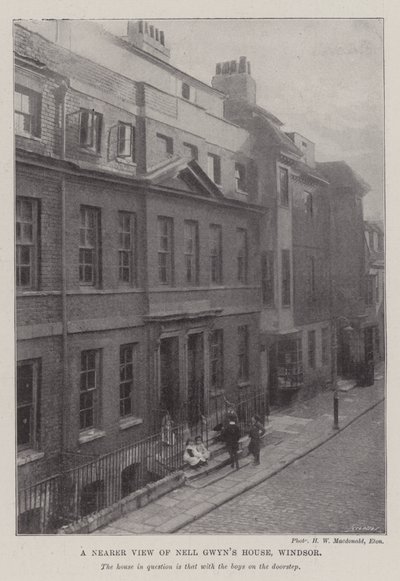 温莎Nell Gwyns House的近景 作者 英国摄影师