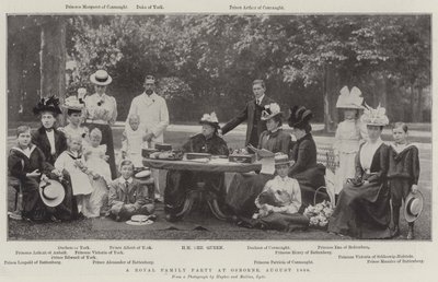 1898年8月在奥斯本举行的皇室家庭聚会 作者 英国摄影师