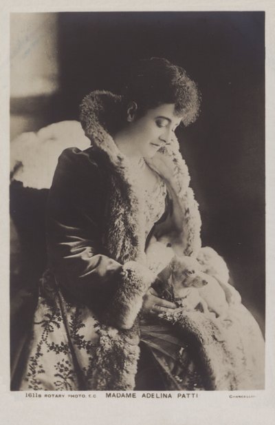 Adelina Patti，意大利女高音花腔 作者 英国摄影师