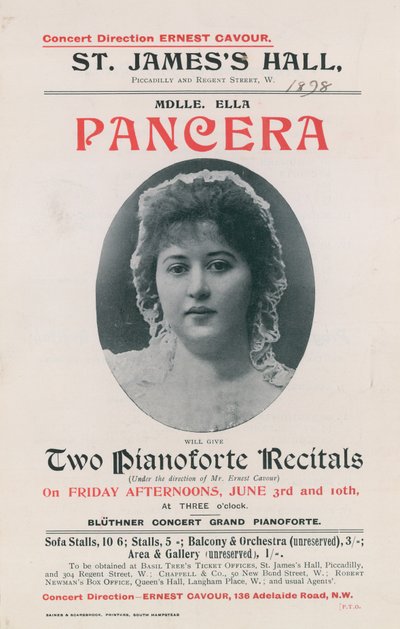 Ella Pancera为音乐会做广告 作者 英国摄影师