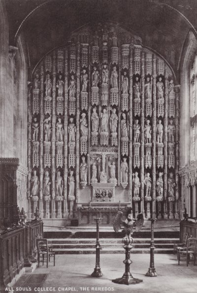 All Rels College Chapel，The Reredos 作者 英国摄影师