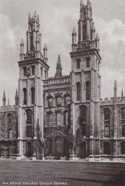 All Souls College Quadrangle Oxford 作者 英国摄影师
