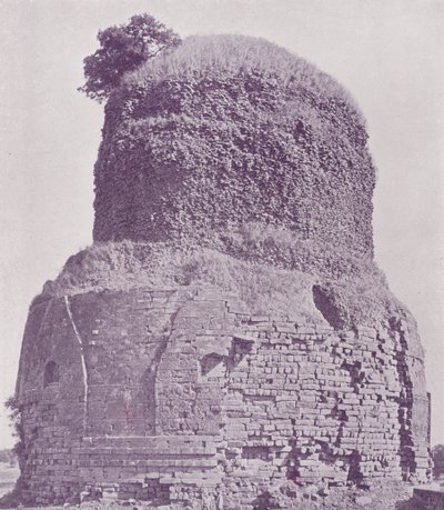 古代佛教塔，鹿野苑，贝纳雷斯 作者 英国摄影师