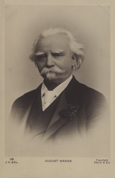 August Manns，德国出生的英国指挥家 作者 英国摄影师